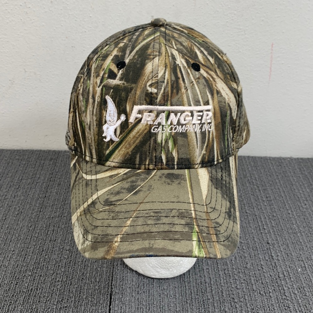 Franger Gas Company Baseball Hat Mens Adjustable Realtree Max-5 Camo Strapback